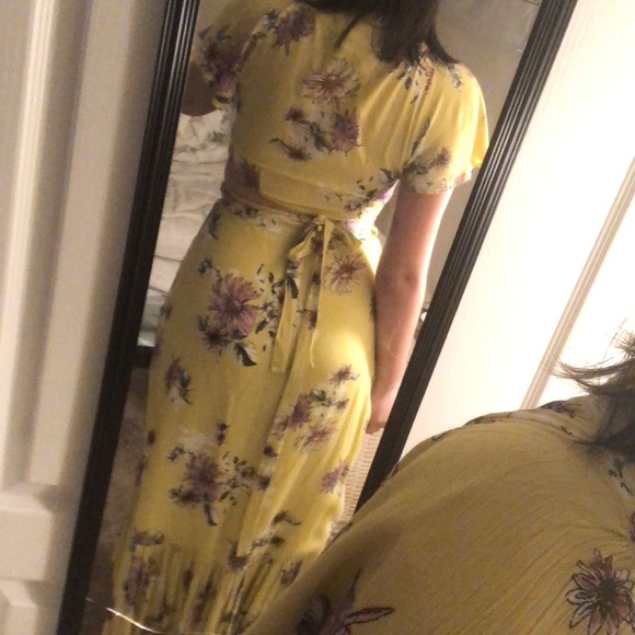 Yellow floral matching set - Picture 3 of 4